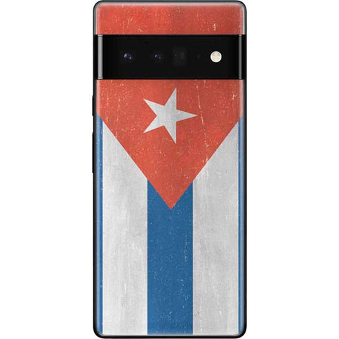 Cuban Flag Distressed Google Pixel 6 Pro Skin